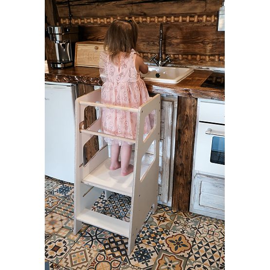 Montessori Lernturm Nora - Weiß