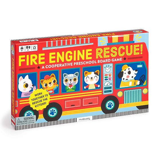 Mudpuppy Brettspiel Feuerwehr-Rettungsaktion!