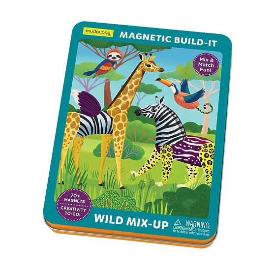 Mudpuppy Magnet-Set Wilde Tiere
