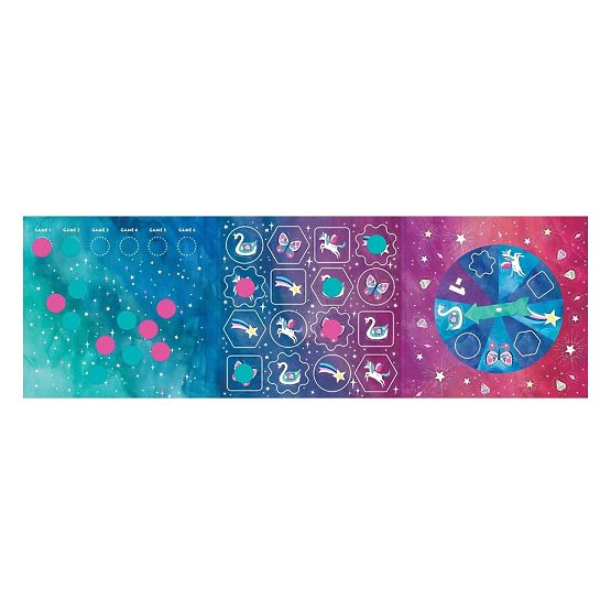 Mudpuppy Magnetisches Brettspiel Zauberhafte Einhörner