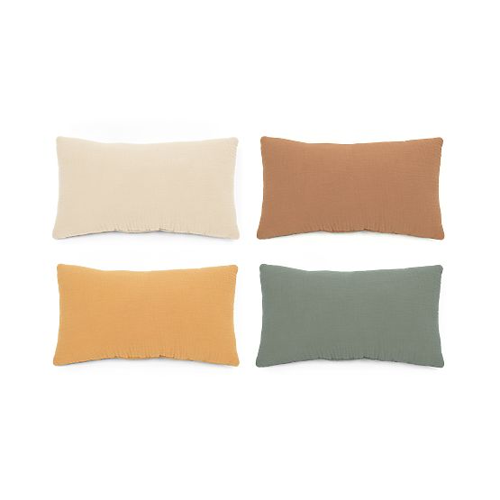 Musselin-Kissen Ourbaby 20x35 cm - Senfgelb