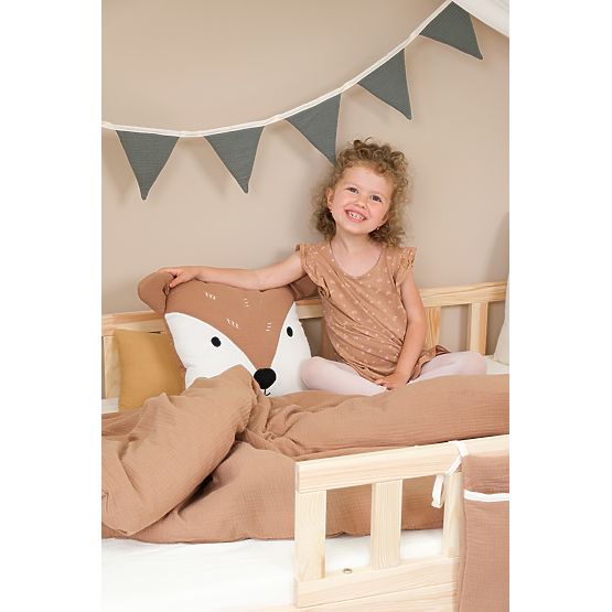 Musselin-Kissen Ourbaby 35x35 cm - Reh