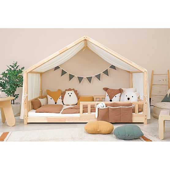 Musselin-Kissen Ourbaby 40x40 cm - ecru