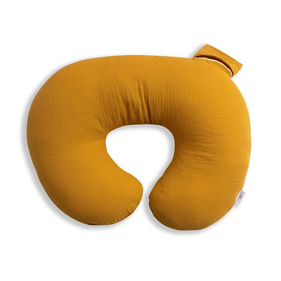 Musselinverstellbares Kissen Heavens - Senf