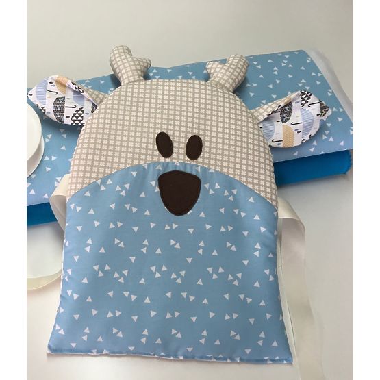 Nestchen für Babybettchen - blau