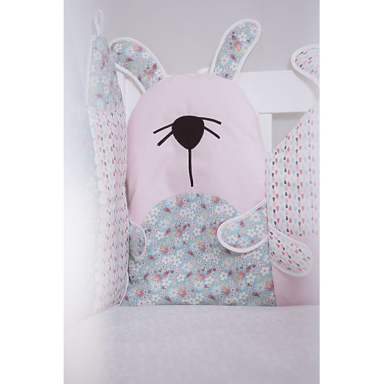Nestchen für Babybettchen - rosa