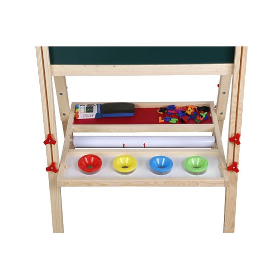 Beidseitige Holztafel Chalkie Duo