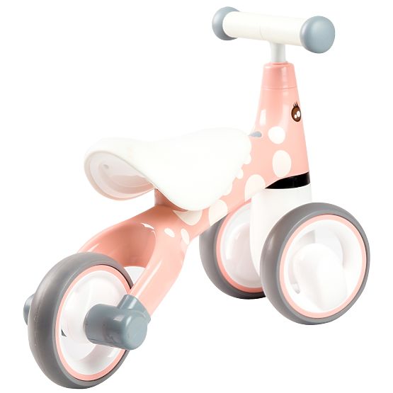 Odrážedlo Mini - pink p weiß tupfen