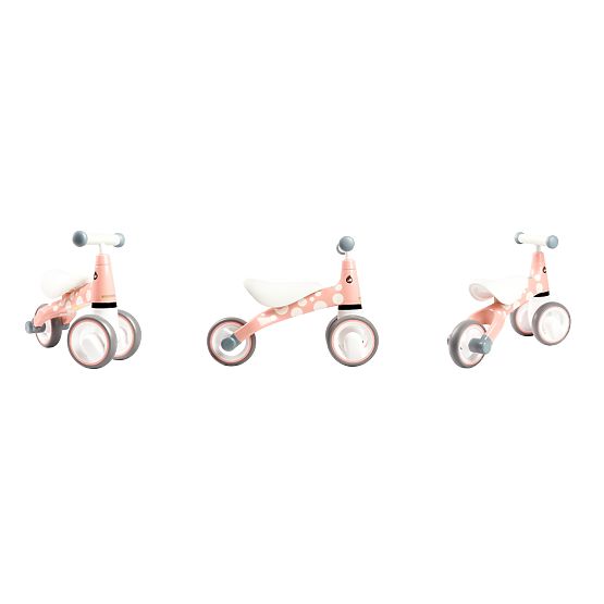 Odrážedlo Mini - pink p weiß tupfen