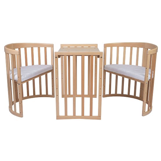 Ovales Anzuchtbeet Ruby 7 in 1 PLUS - naturbelassen