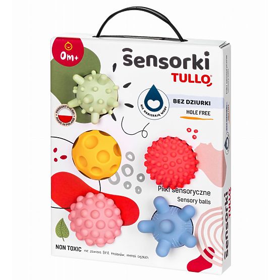 PASTELL Sensorische Bälle - 5 Bälle ohne Öffnungen