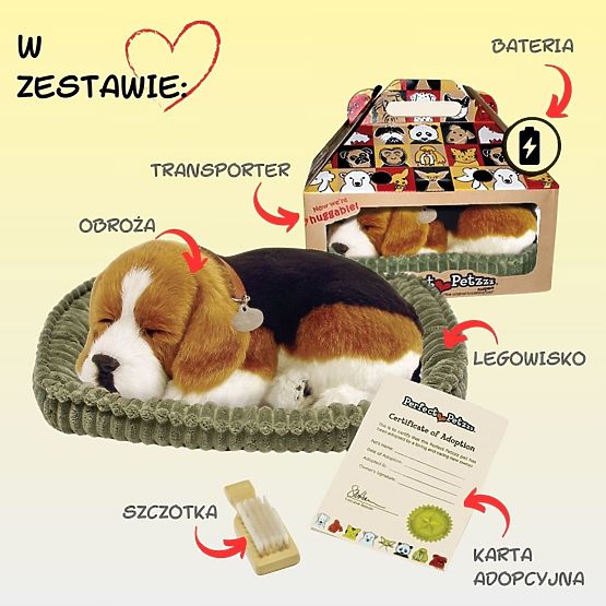 Perfect Petzzz Atmender Welpe Beagle