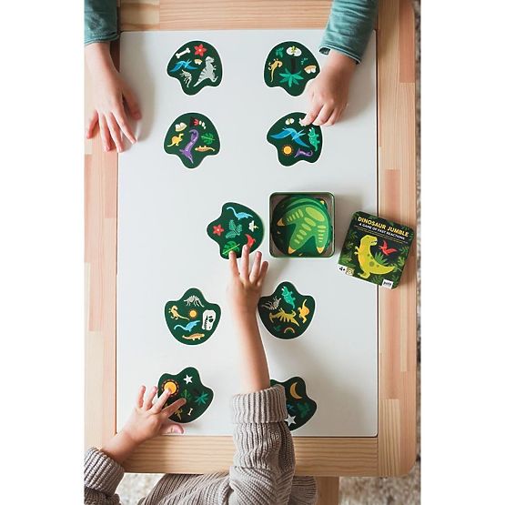 Petit Collage Dinosaurier-Kartenspiel