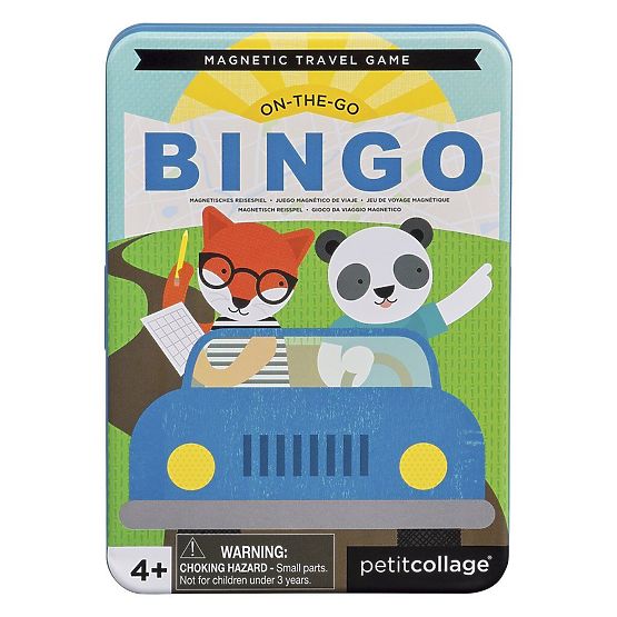 Petit Collage Magnetspiel Bingo - beschädigte Metallbox