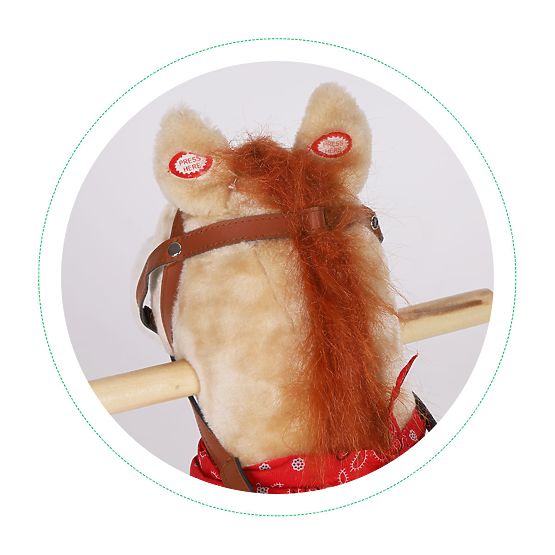 Schaukelpferd 2 in 1 beige