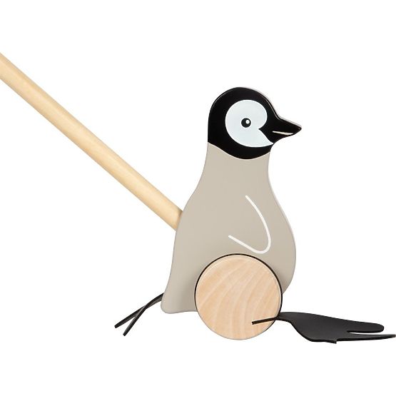 Pinguin zum Schieben auf einem Stab