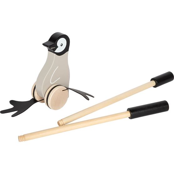 Pinguin zum Schieben auf einem Stab
