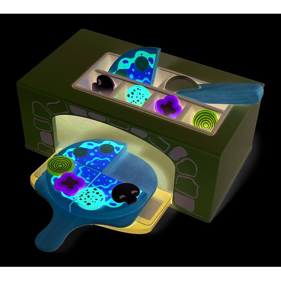 Pizzaofen aus Holz mit Zubehör