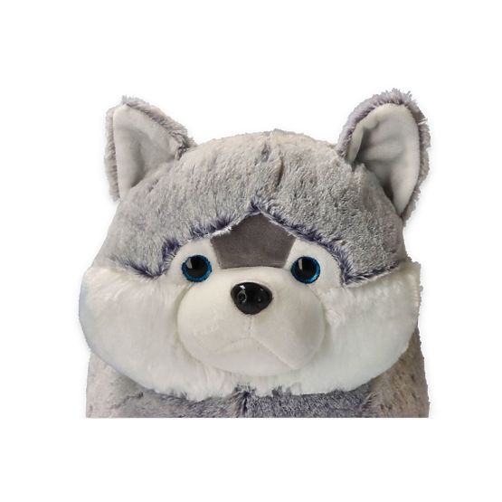 Plüschhocker Hund Husky Sitzgelegenheit