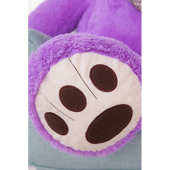 plüschig Bär Gustav AMIGO violett