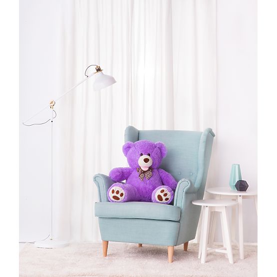 plüschig Bär Gustav AMIGO violett