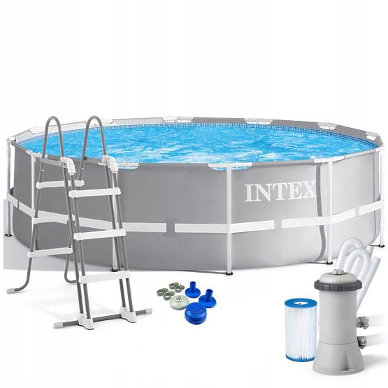 Pool INTEX 366x99 cm + Pumpe und Leiter