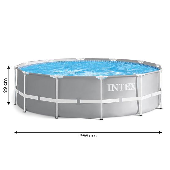 Pool INTEX 366x99 cm + Pumpe und Leiter