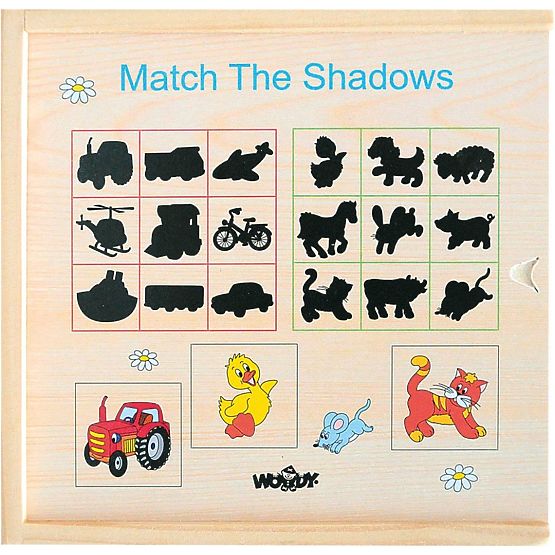 Puzzle Finde den Schatten