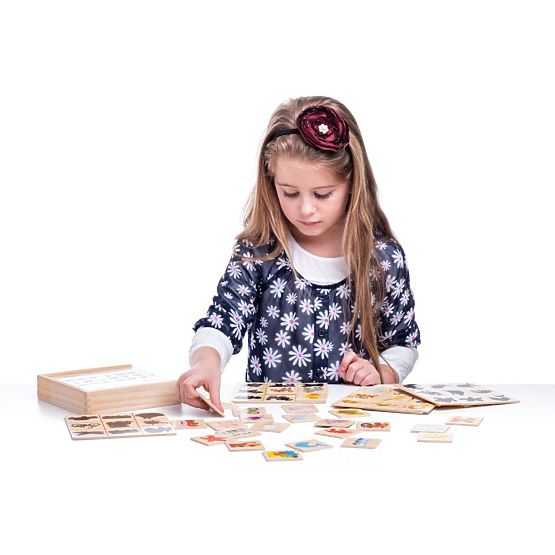 Puzzle Finde den Schatten
