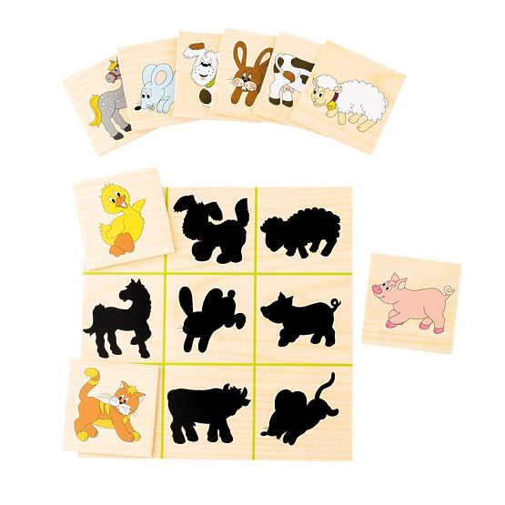 Puzzle Finde den Schatten