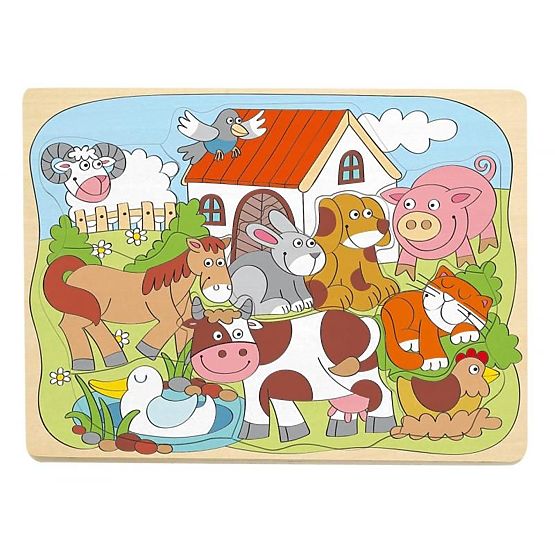 Puzzle Formen Haustiere