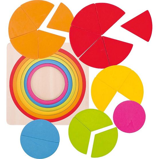 Puzzle-Kreis zur Bruchrechnung