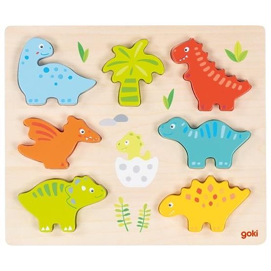Puzzle und Figuren, Dino-Bausatz 2-in-1