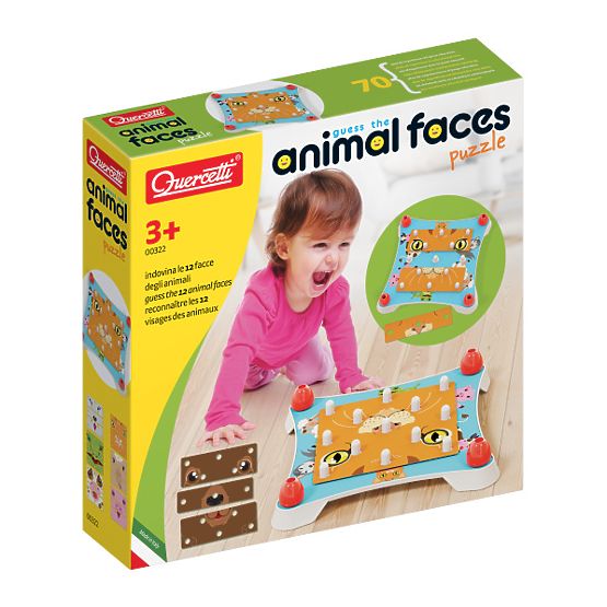 Quercetti Puzzle Tiergesichter