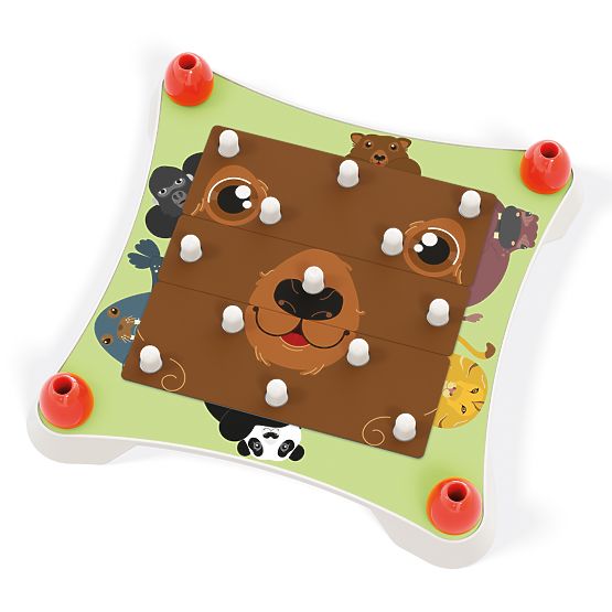 Quercetti Puzzle Tiergesichter