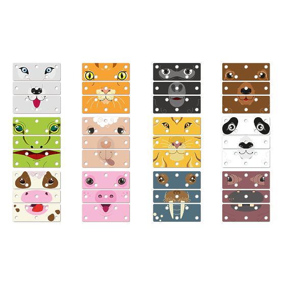 Quercetti Puzzle Tiergesichter