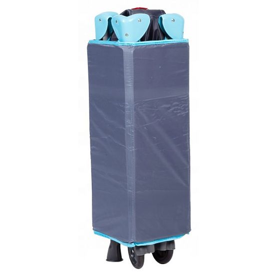 Reisebett mit Matratze - marineblau