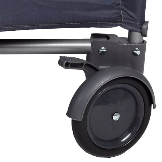 Reisebett mit Matratze - marineblau