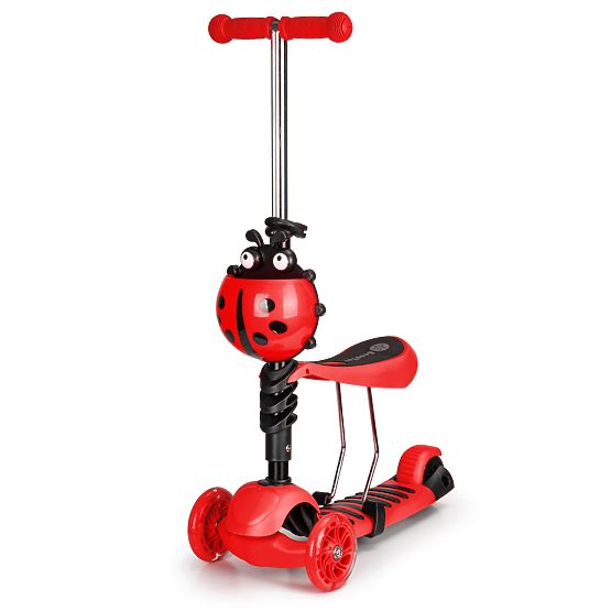 Roller und Türsteher Marienkäfer - rot