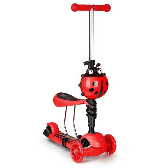 Roller und Türsteher Marienkäfer - rot