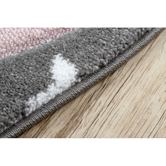 Runder Teppich PETIT - Einhorn - grau