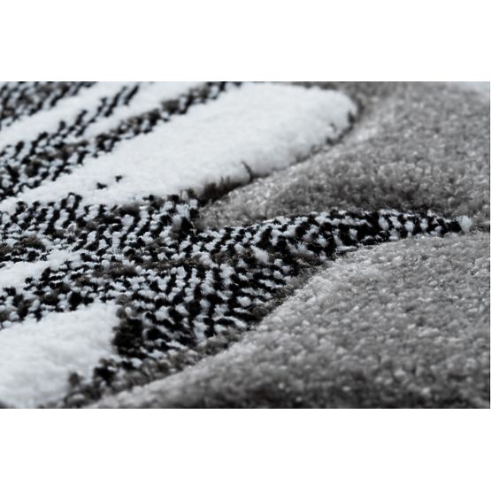 Runder Teppich PETIT - Einhorn - grau