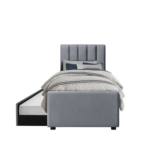 RUSSO 90 cm Bett grau (4p=1 Stk)