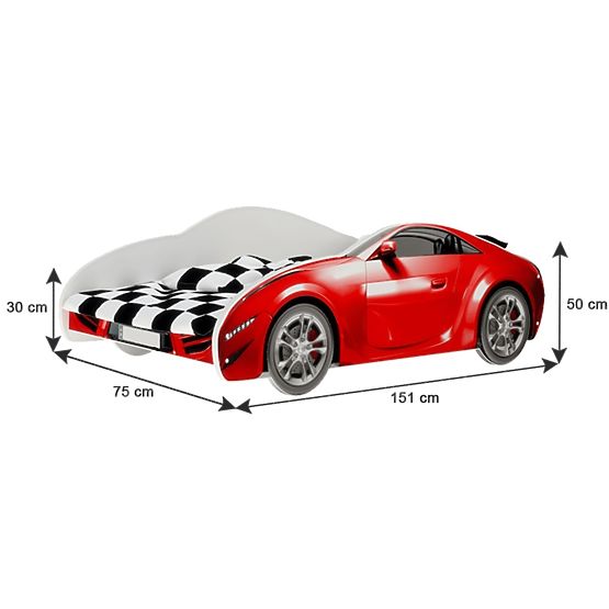 S-CAR Autobett - rot
