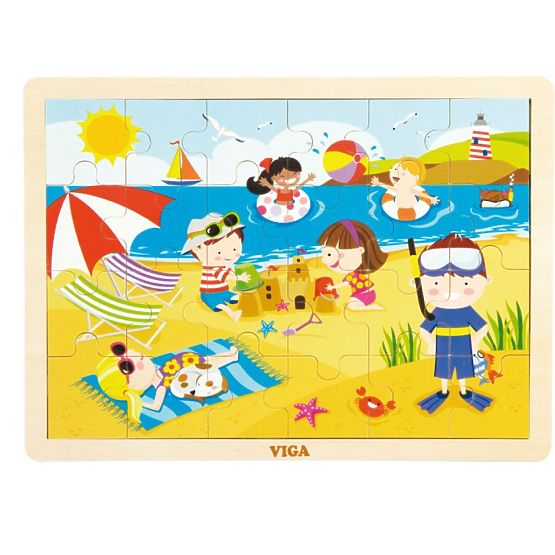 Saisonales Puzzle Sommer
