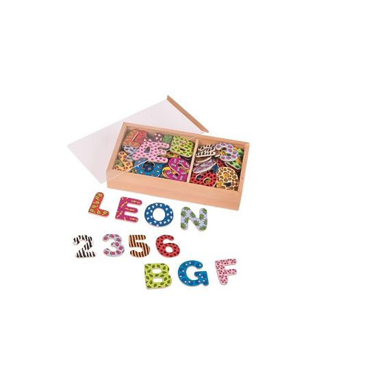 Satz magnetischer Zahlen und Buchstaben