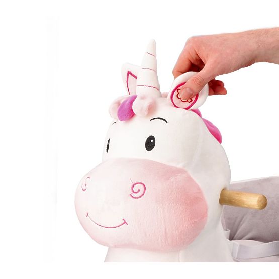 Schaukelpferd mit Sessel süßes Einhorn