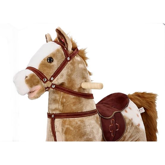 Schaukelpferd Mustang mit Rollen