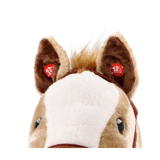 Schaukelpferd Mustang mit Rollen