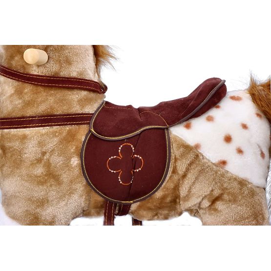 Schaukelpferd Mustang mit Rollen